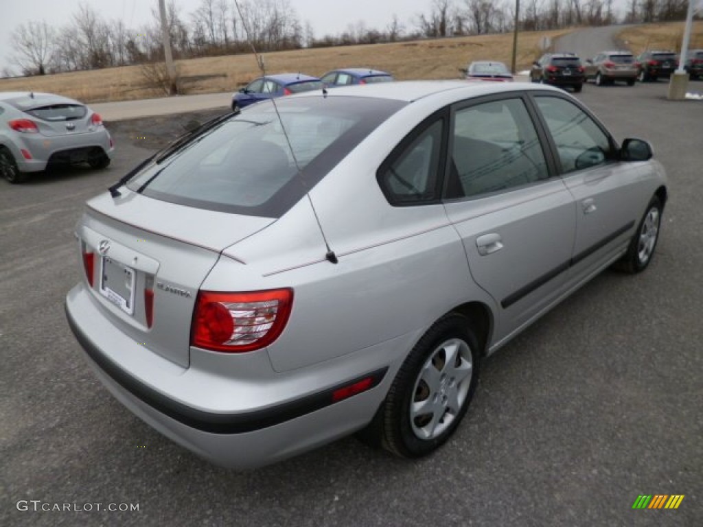2006 Elantra GLS Hatchback - Sterling Silver / Gray photo #7
