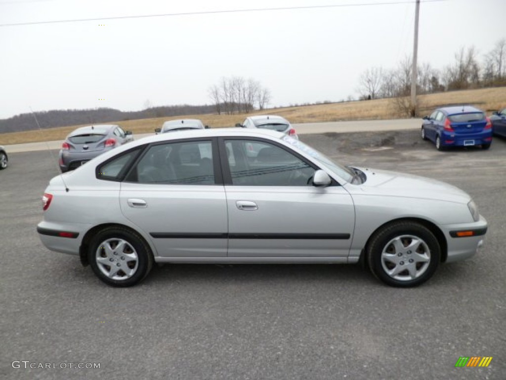 2006 Elantra GLS Hatchback - Sterling Silver / Gray photo #8