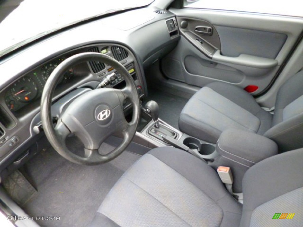 2006 Elantra GLS Hatchback - Sterling Silver / Gray photo #17