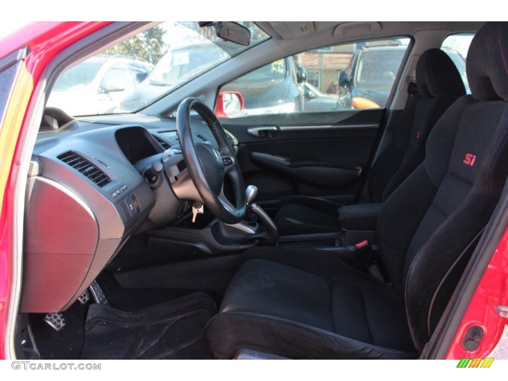 2007 Civic Si Sedan - Rallye Red / Black photo #19