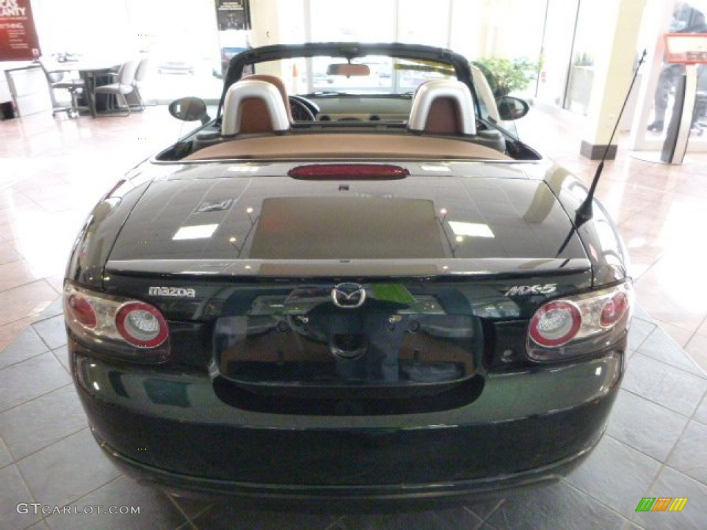 2008 MX-5 Miata Grand Touring Roadster - Highland Green / Saddle Brown photo #4