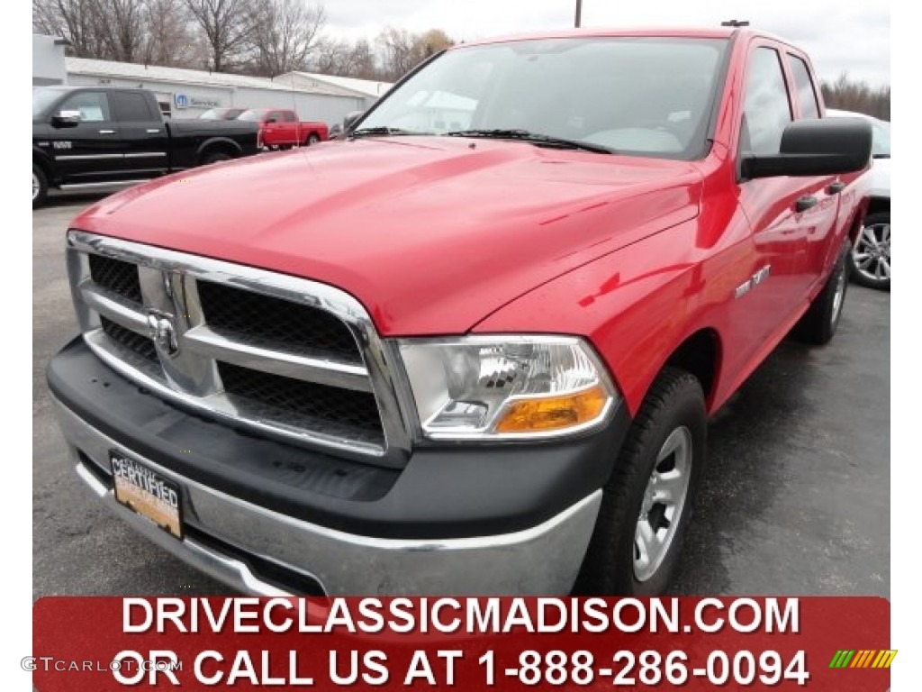 Flame Red Dodge Ram 1500