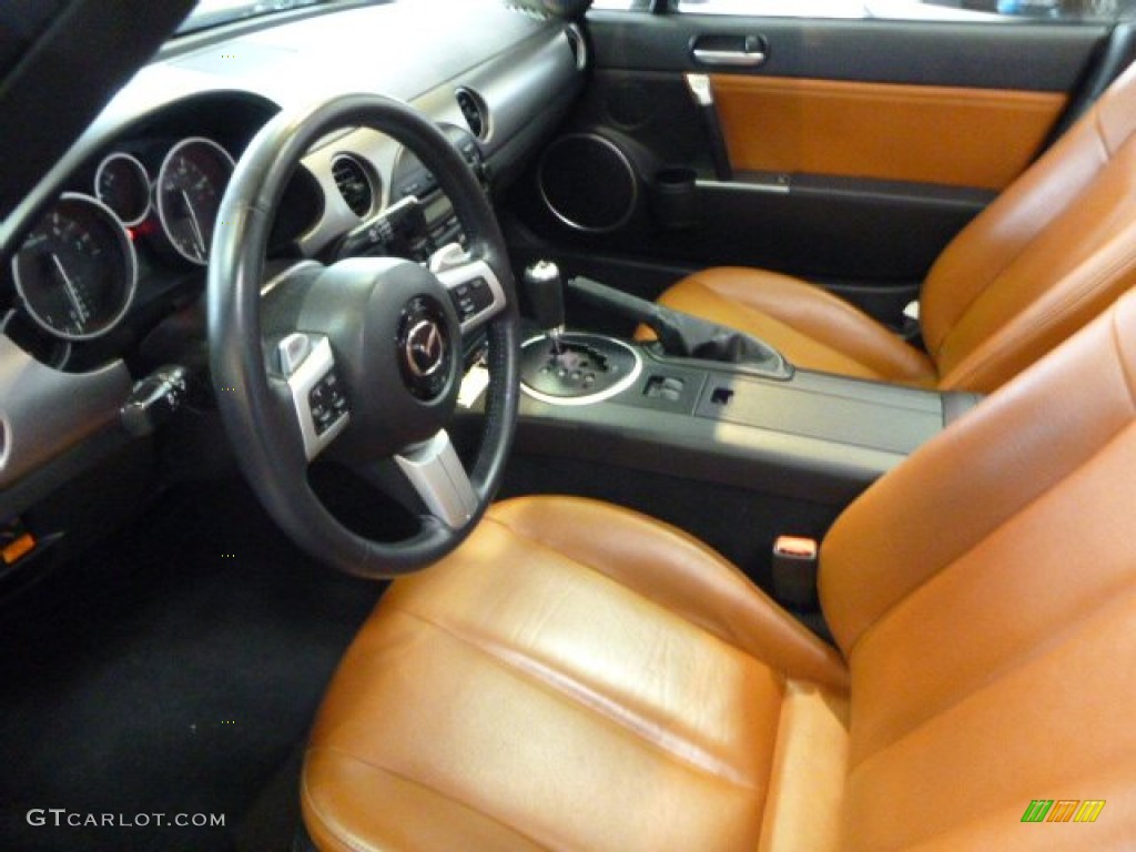 2008 MX-5 Miata Grand Touring Roadster - Highland Green / Saddle Brown photo #19