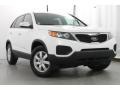 Snow White Pearl 2011 Kia Sorento LX Exterior