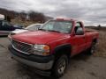 2002 Fire Red GMC Sierra 2500HD Regular Cab  photo #3