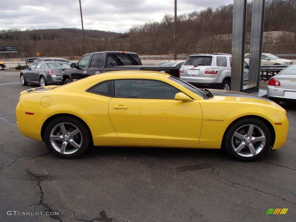 2012 Camaro LT Coupe - Rally Yellow / Black photo #5