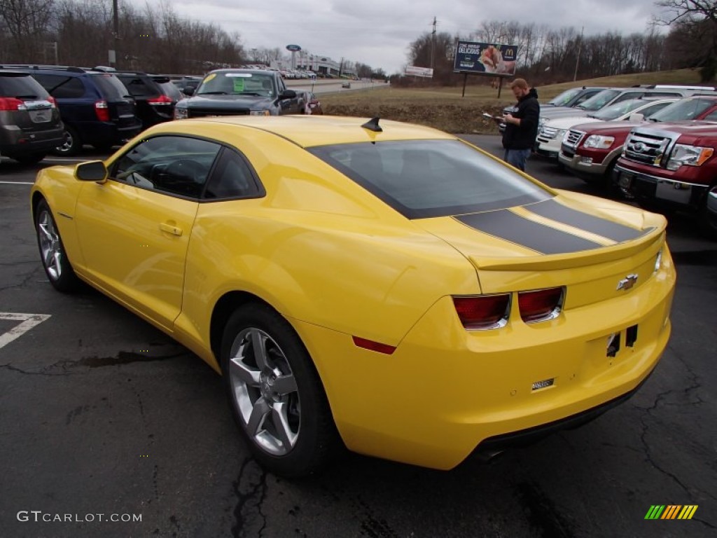 Rally Yellow 2012 Chevrolet Camaro LT Coupe Exterior Photo #79046620