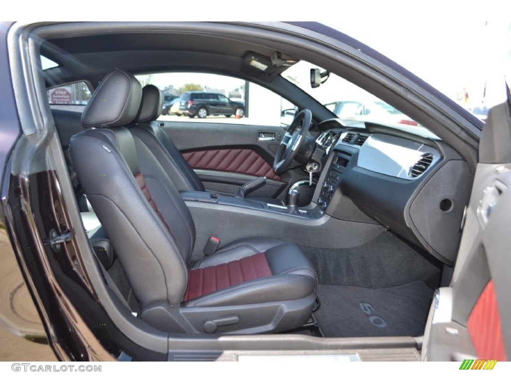 Lava Red/Charcoal Black Interior 2012 Ford Mustang GT Premium Coupe Photo #79046761