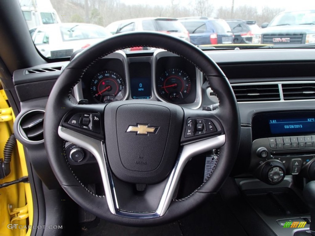 2012 Camaro LT Coupe - Rally Yellow / Black photo #17