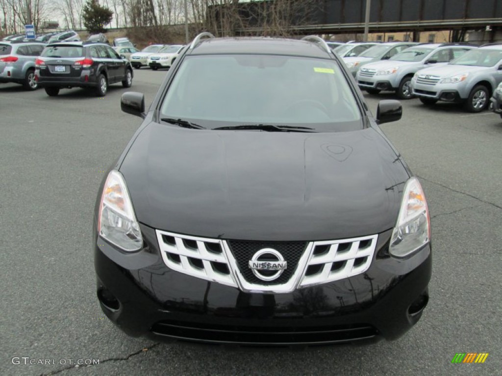 2011 Rogue SV AWD - Wicked Black / Black photo #3
