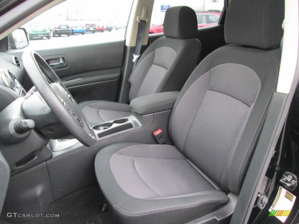 2011 Rogue SV AWD - Wicked Black / Black photo #14