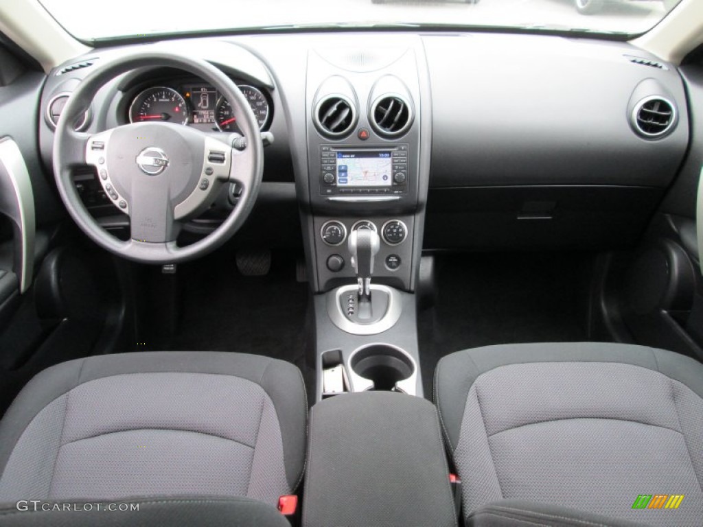 2011 Rogue SV AWD - Wicked Black / Black photo #20