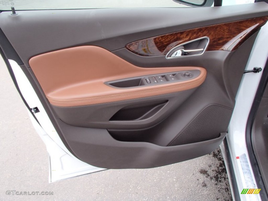 2013 Buick Encore Leather AWD Saddle Door Panel Photo #79048144