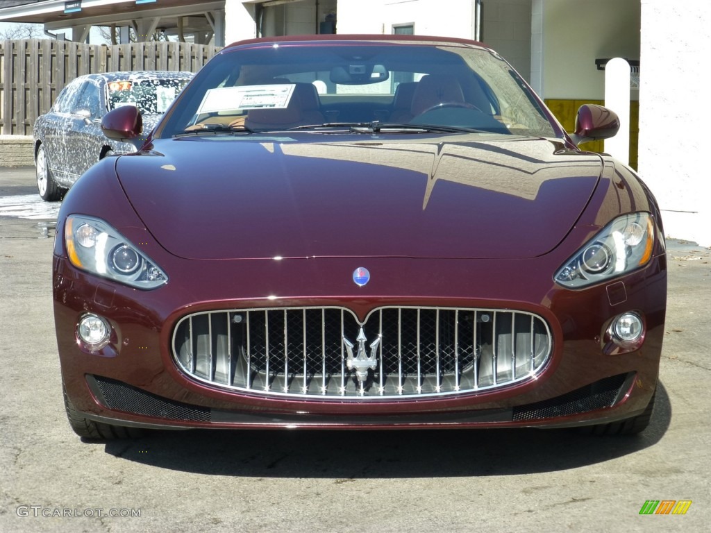 Bordeaux Ponteveccio (Red Metallic) 2013 Maserati GranTurismo Convertible GranCabrio Exterior Photo #79048855