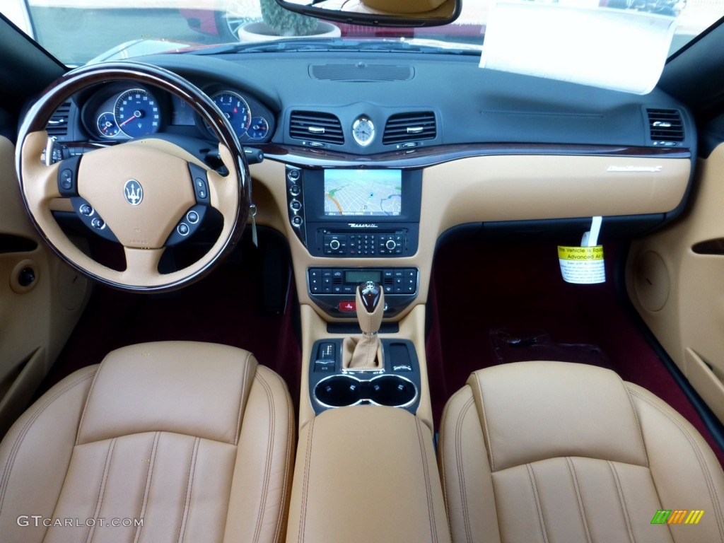 2013 Maserati GranTurismo Convertible GranCabrio Cuoio Dashboard Photo #79049095