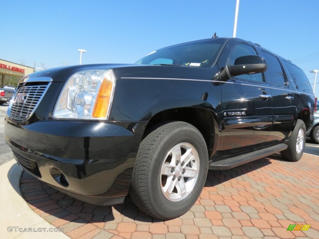 2007 Yukon XL 1500 SLT - Onyx Black / Light Titanium photo #1