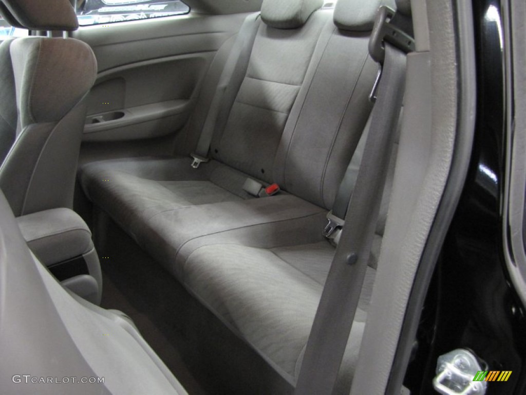 2010 Civic LX Coupe - Crystal Black Pearl / Black photo #7