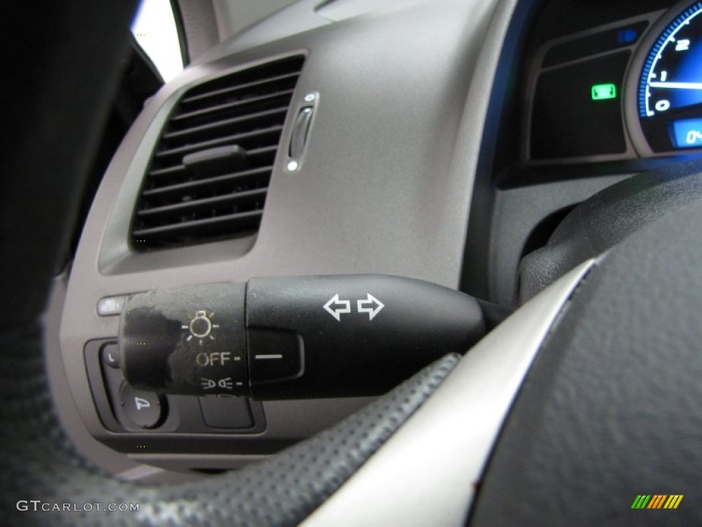 2010 Civic LX Coupe - Crystal Black Pearl / Black photo #14