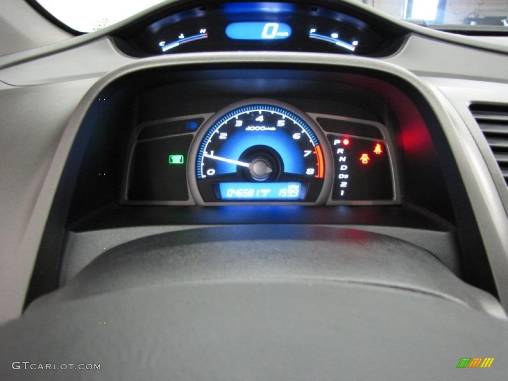 2010 Civic LX Coupe - Crystal Black Pearl / Black photo #15