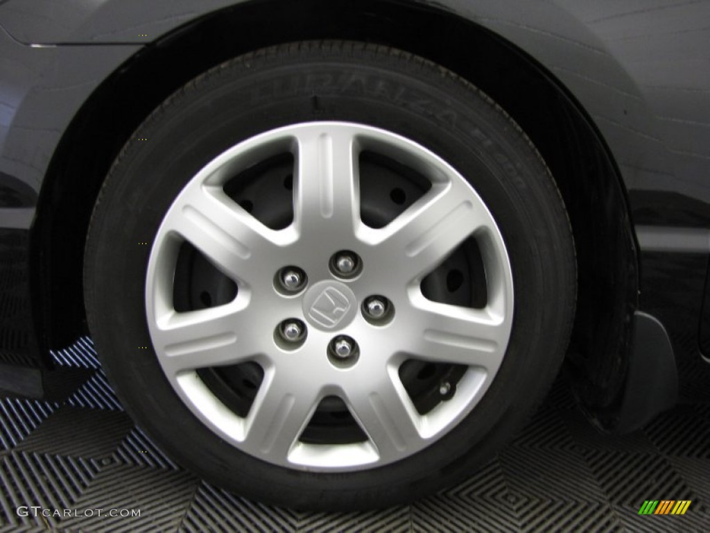 2010 Civic LX Coupe - Crystal Black Pearl / Black photo #21