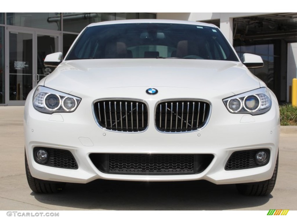 2013 5 Series 535i Gran Turismo - Alpine White / Cinnamon Brown photo #7