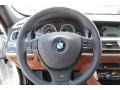 Cinnamon Brown Steering Wheel Photo for 2013 BMW 5 Series #79051837