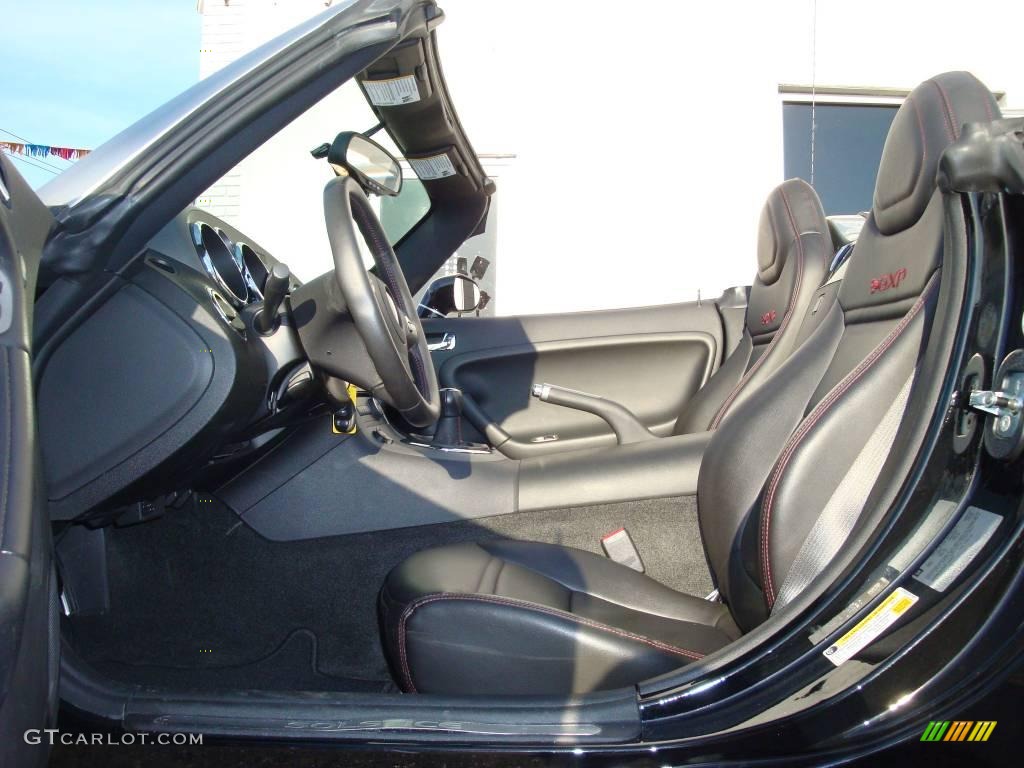 2008 Solstice GXP Roadster - Mysterious Black / Ebony photo #11