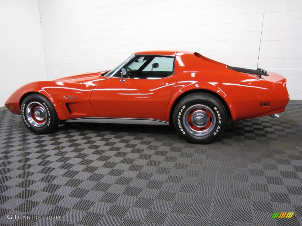 Mille Miglia Red 1975 Chevrolet Corvette Stingray Coupe Exterior Photo #79052359