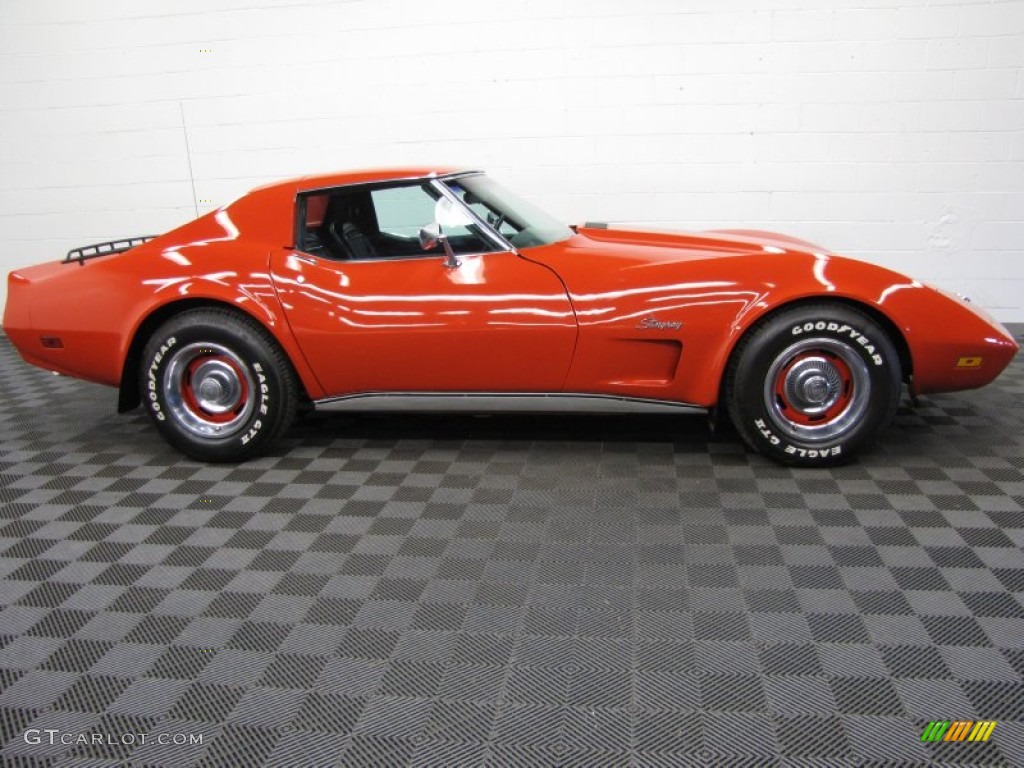 1975 Corvette Stingray Coupe - Mille Miglia Red / Black photo #13