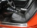 1975 Chevrolet Corvette Black Interior Front Seat Photo