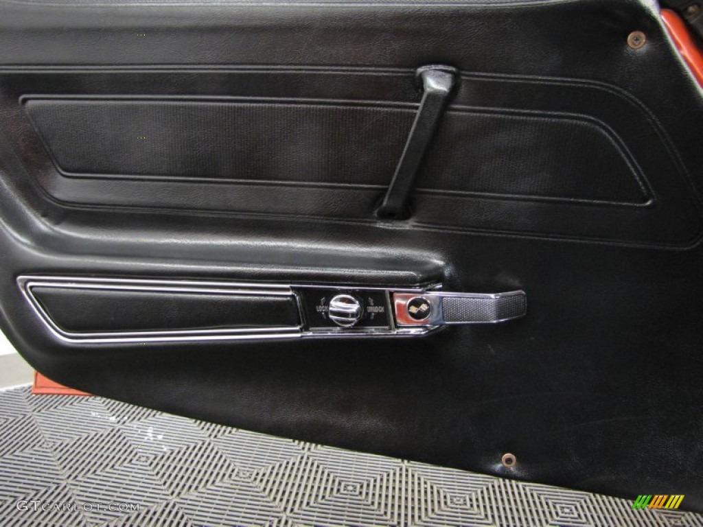 1975 Chevrolet Corvette Stingray Coupe Black Door Panel Photo #79052449