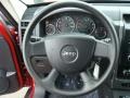 2010 Jeep Liberty Dark Slate Gray Interior Steering Wheel Photo