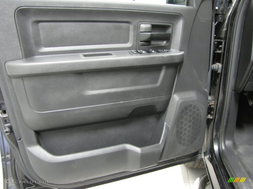 2010 Ram 1500 ST Quad Cab 4x4 - Brilliant Black Crystal Pearl / Dark Slate/Medium Graystone photo #10