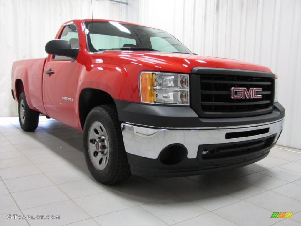 2012 Sierra 1500 Regular Cab - Fire Red / Dark Titanium photo #1