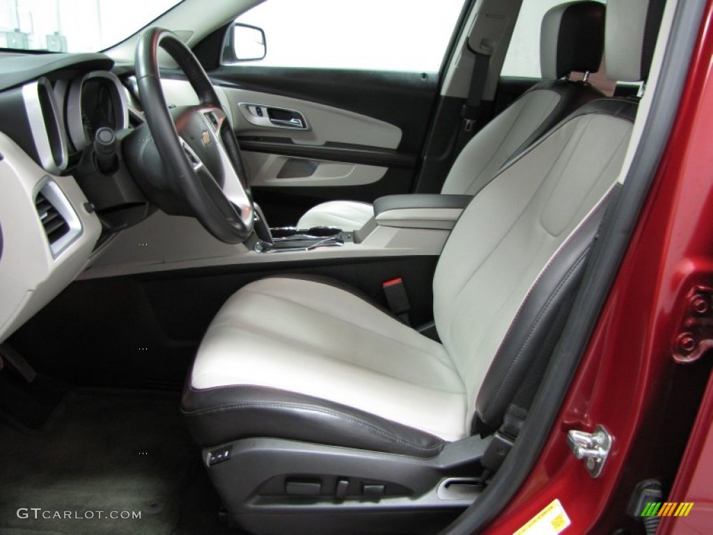 Light Titanium/Jet Black Interior 2012 Chevrolet Equinox LTZ AWD Photo #79055395