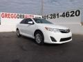 2013 Super White Toyota Camry LE  photo #1