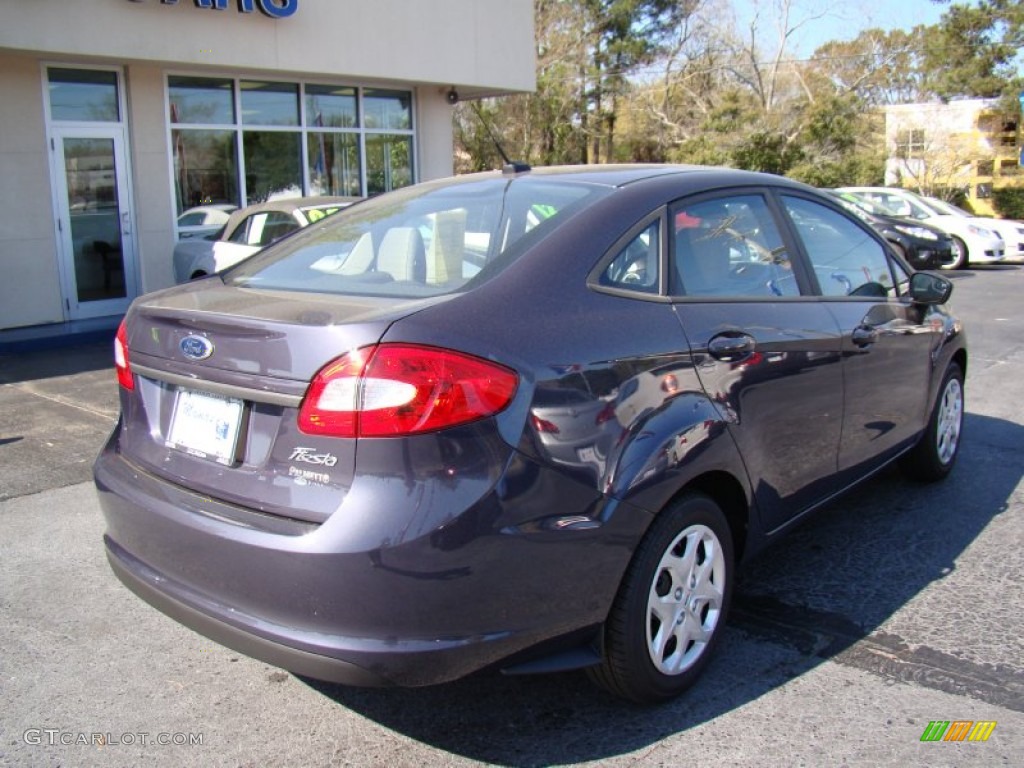 2013 Fiesta S Sedan - Violet Gray / Charcoal Black/Light Stone photo #8