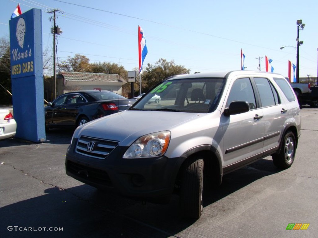 2005 CR-V LX 4WD - Satin Silver Metallic / Black photo #25