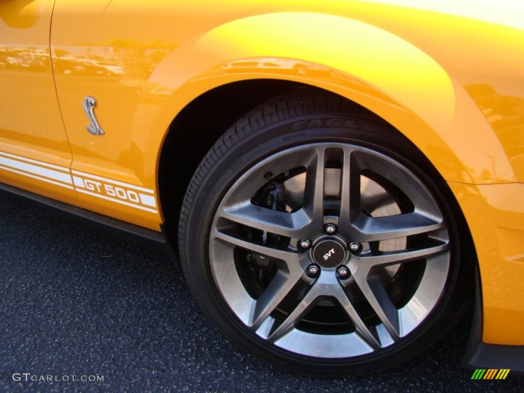 2007 Mustang Shelby GT500 Coupe - Grabber Orange / Black Leather photo #26