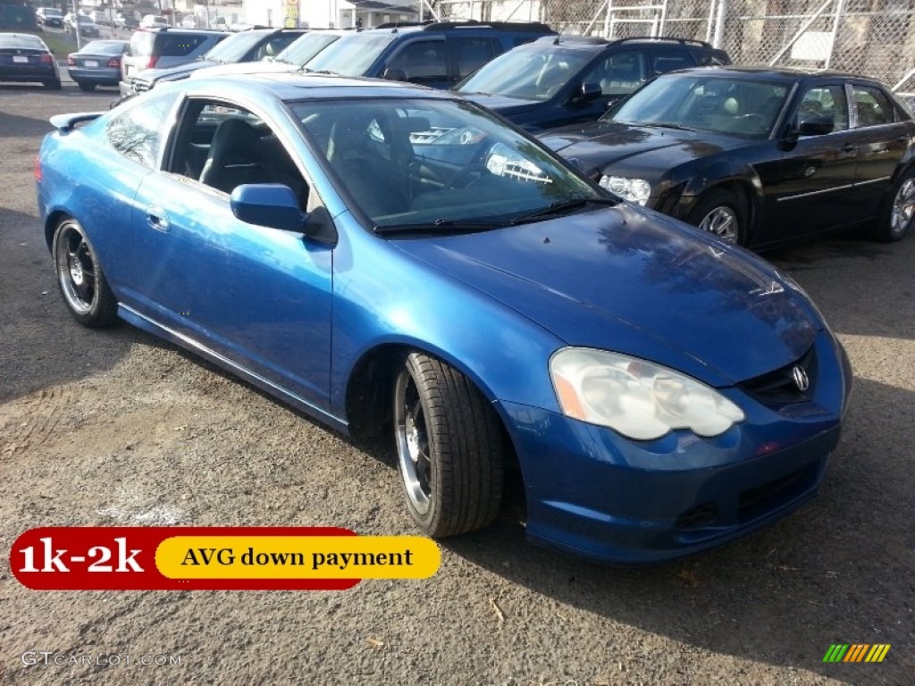 2003 RSX Type S Sports Coupe - Arctic Blue Pearl / Ebony photo #2