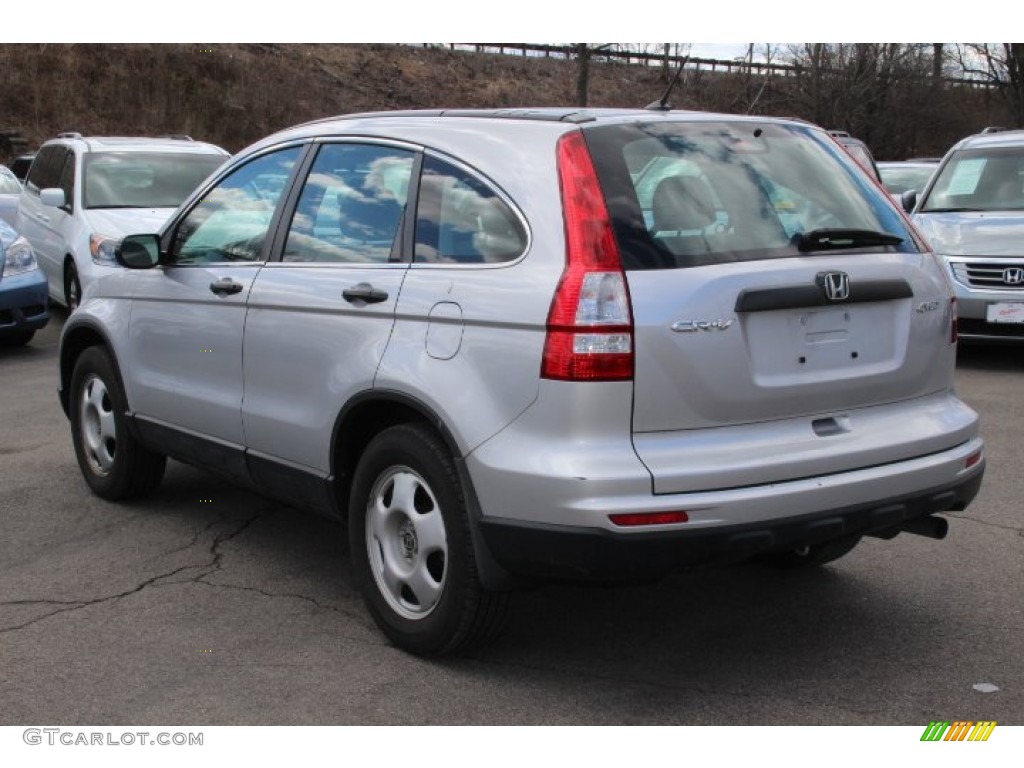 2010 CR-V LX AWD - Alabaster Silver Metallic / Gray photo #7