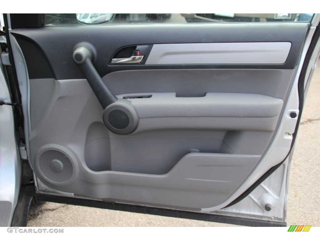 2010 Honda CR-V LX AWD Gray Door Panel Photo #79061179