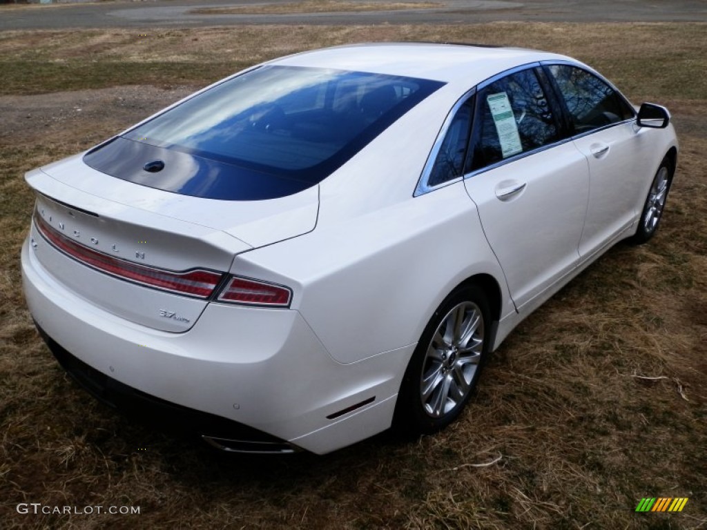 White Platinum 2013 Lincoln MKZ 3.7L V6 AWD Exterior Photo #79061212
