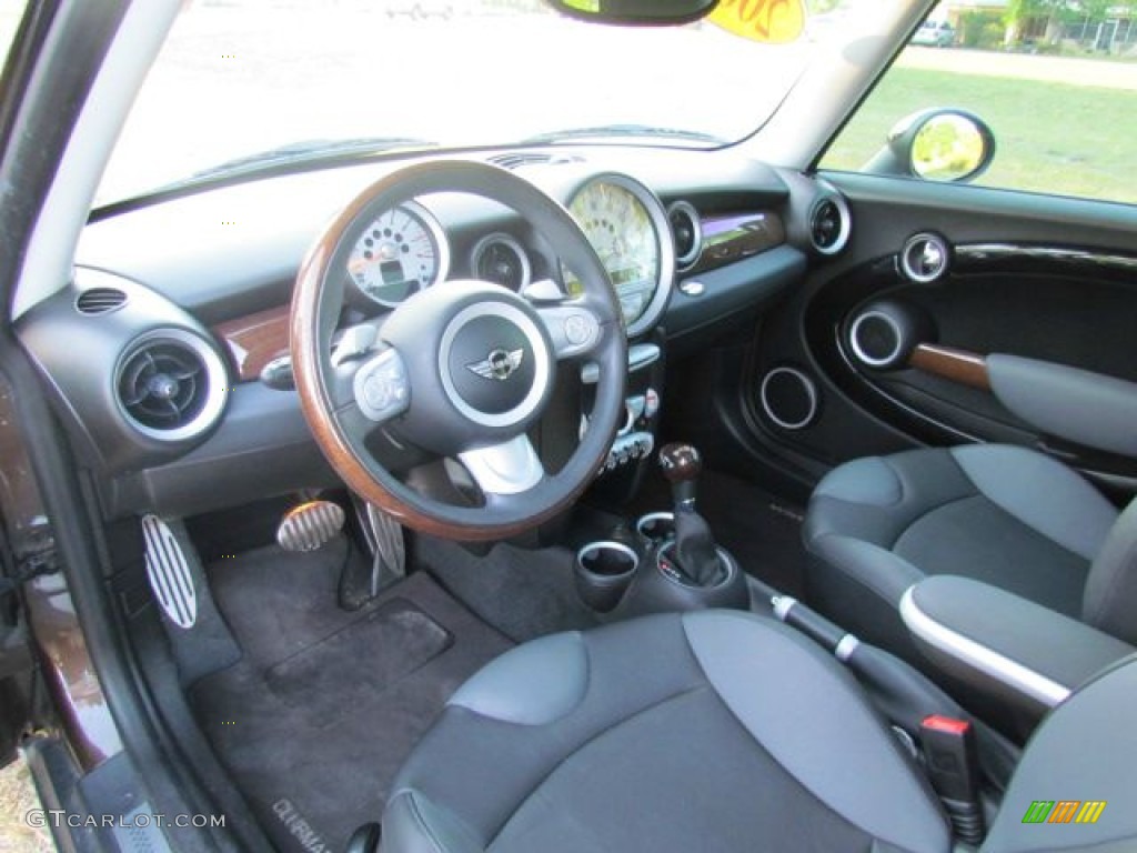 Black/Grey Interior 2009 Mini Cooper S Clubman Photo #79062531