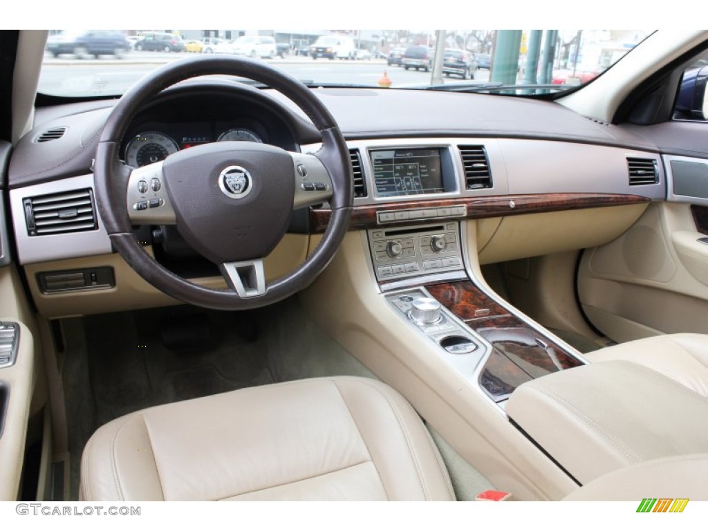 Barley Beige/Truffle Brown Interior 2011 Jaguar XF Sport Sedan Photo #79063501