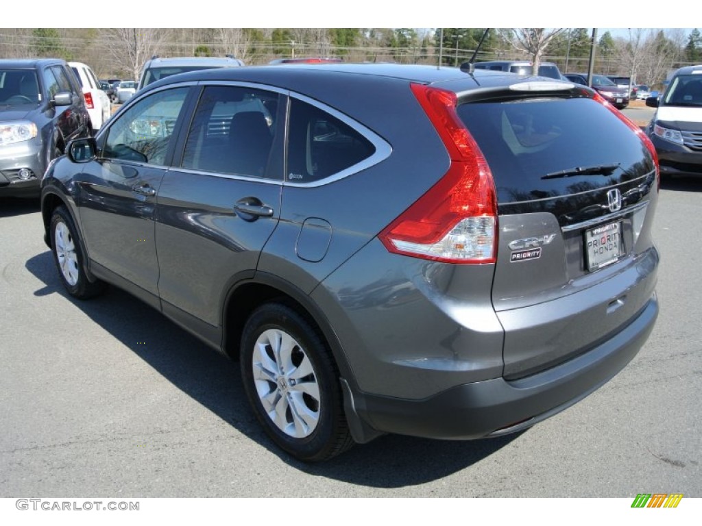 2012 CR-V EX - Polished Metal Metallic / Gray photo #4
