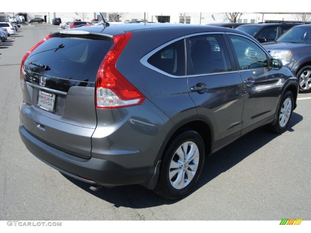 2012 CR-V EX - Polished Metal Metallic / Gray photo #5