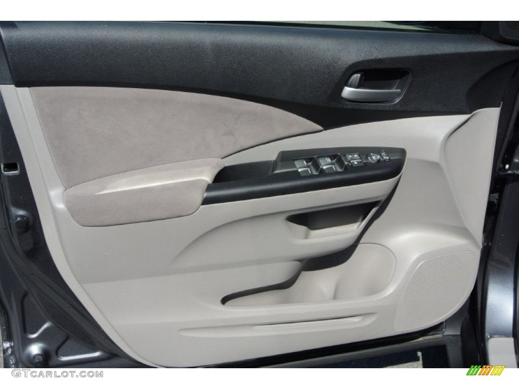 2012 Honda CR-V EX Gray Door Panel Photo #79065919