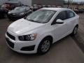 2013 Summit White Chevrolet Sonic LT Sedan  photo #4