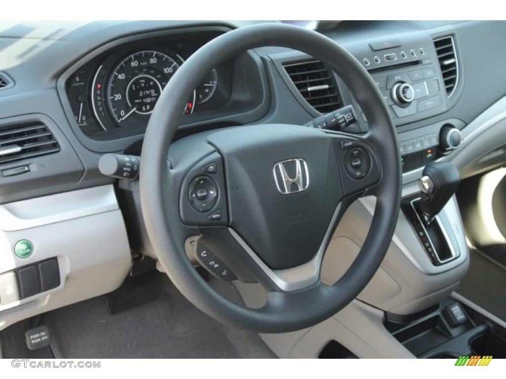 2012 Honda CR-V EX Gray Steering Wheel Photo #79066202